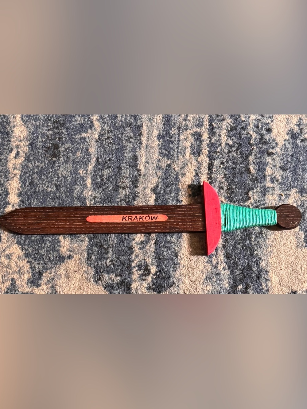 Handmade Wooden Toy Dagger from Poland  'KRAKÓW'